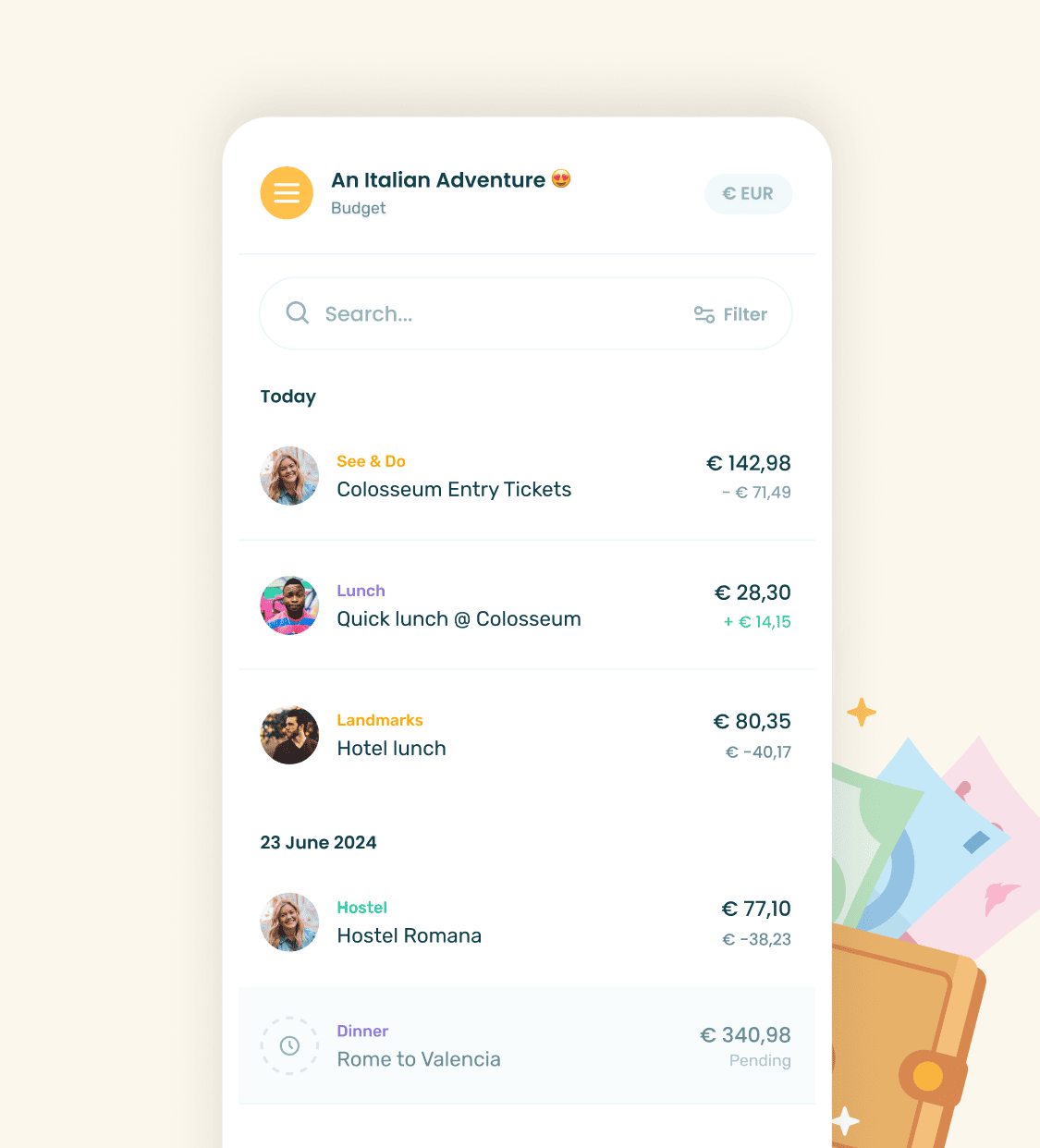 Feature visual