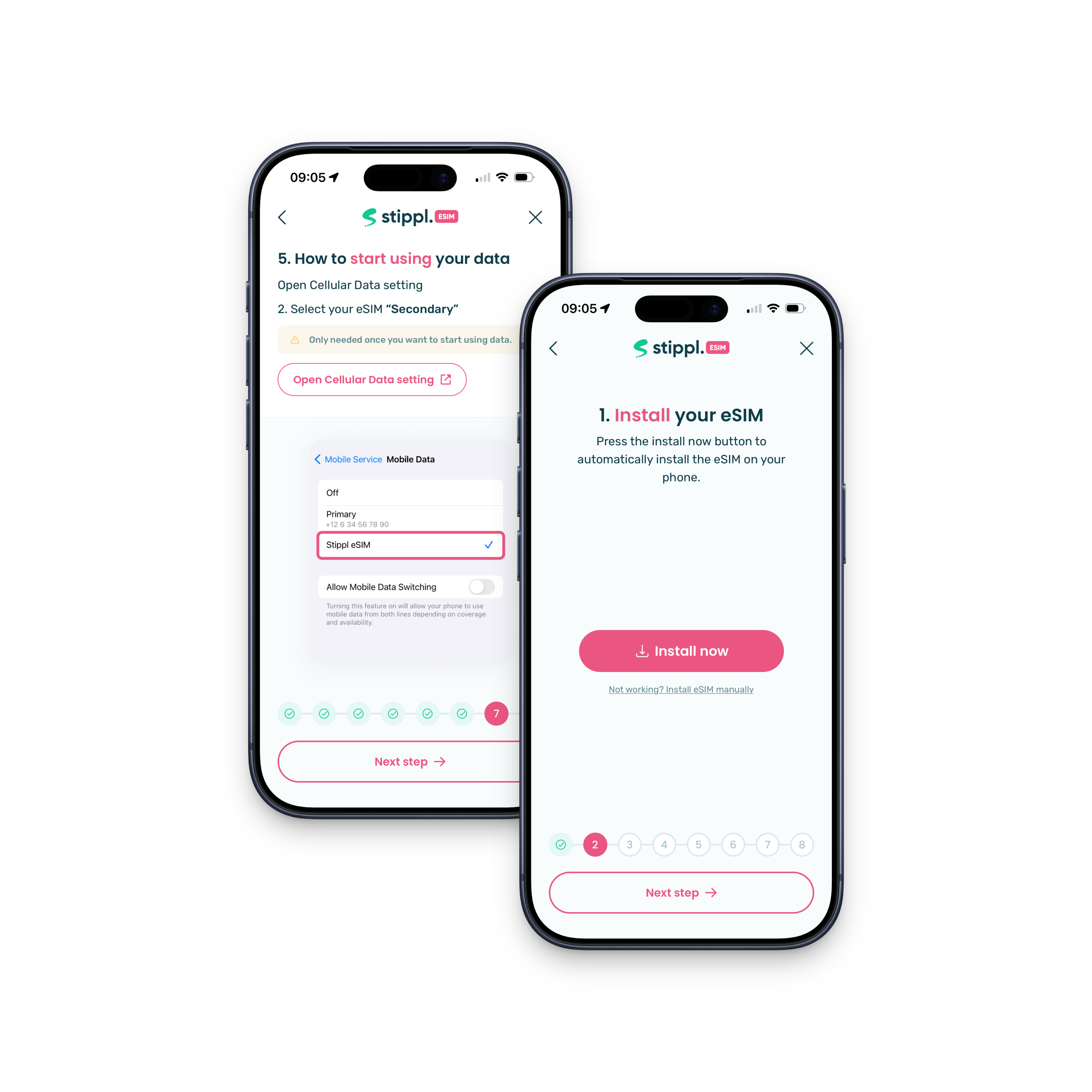 Roaming savings screenshot